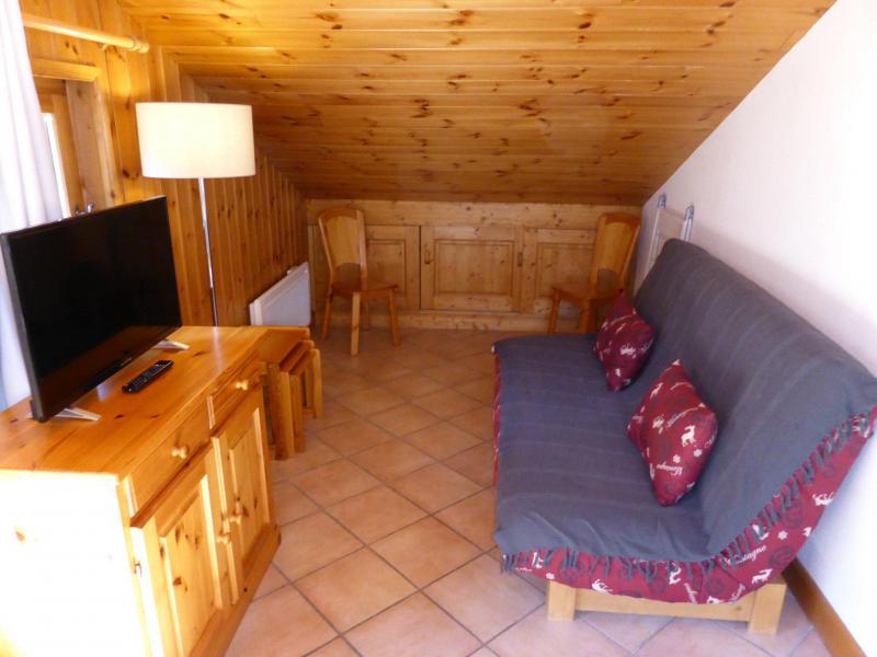 Vakantie in de bergen Appartement 4 kamers 8 personen (BD9) - Résidence les Bergers - Les Contamines-Montjoie - Woonkamer