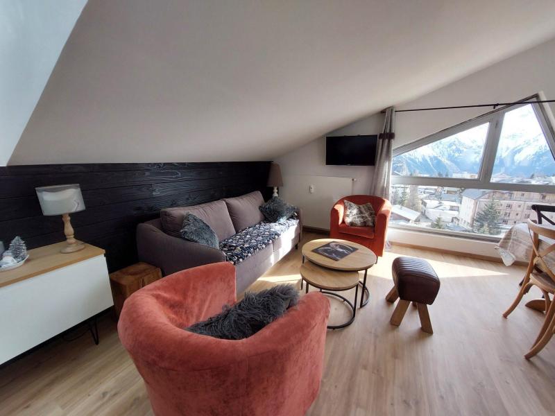 Vakantie in de bergen Appartement 2 kamers bergnis 6 personen (73) - Résidence les Bleuets B - Les 2 Alpes - Woonkamer