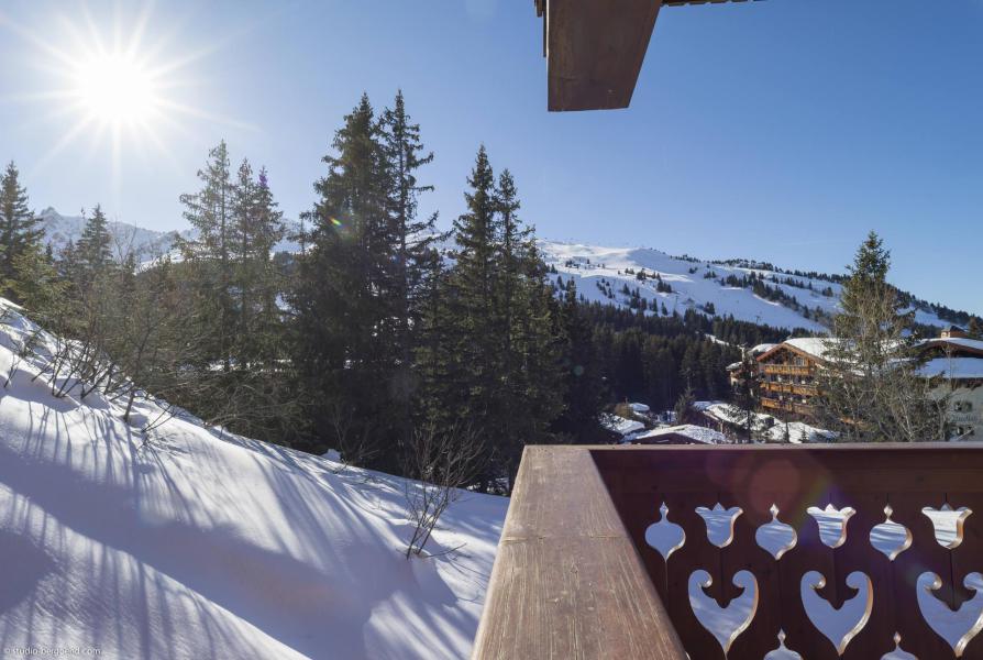 Vacaciones en montaña Apartamento 3 piezas para 4 personas (01) - Résidence les Bouquetins - Courchevel - Balcón