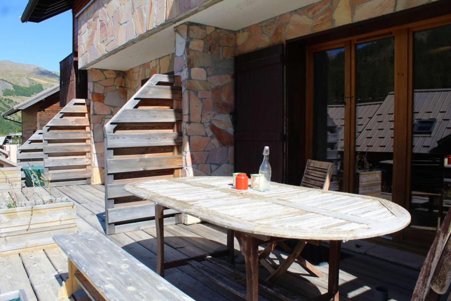 Vacaciones en montaña Apartamento 5 piezas triplex para 10 personas (009) - Résidence les Bouquetins - Vars - Terraza