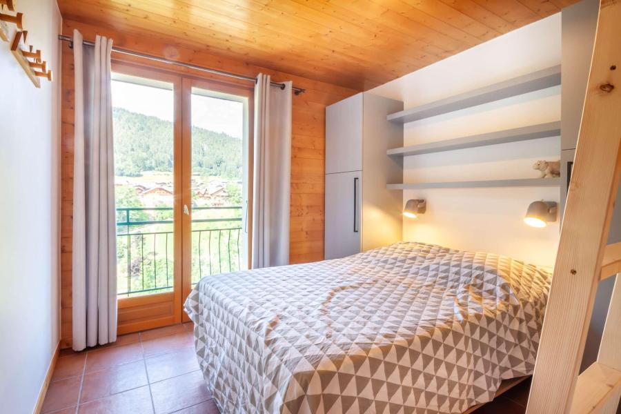 Urlaub in den Bergen 4-Zimmer-Holzhütte für 8 Personen - Résidence les Brebis - Morzine - Schlafzimmer