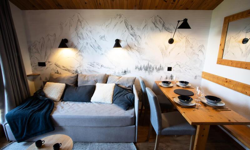 Аренда на лыжном курорте Апартаменты 2 комнат 6 чел. (Confort 35m²-5) - Résidence les Brigues - MH - Courchevel - летом под открытым небом