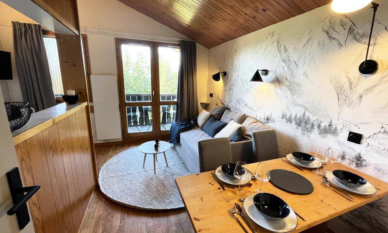 Аренда на лыжном курорте Апартаменты 2 комнат 6 чел. (Confort 35m²-5) - Résidence les Brigues - MH - Courchevel - летом под открытым небом