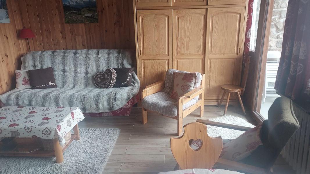 Vakantie in de bergen Appartement 2 kamers 4 personen - Résidence les Caquelons - Valloire - Woonkamer