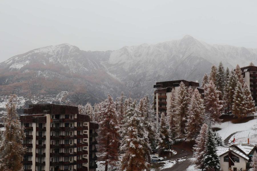 Urlaub in den Bergen Studio Schlafnische 4 Personen (044) - Résidence les Cembros - Les Orres - Balkon