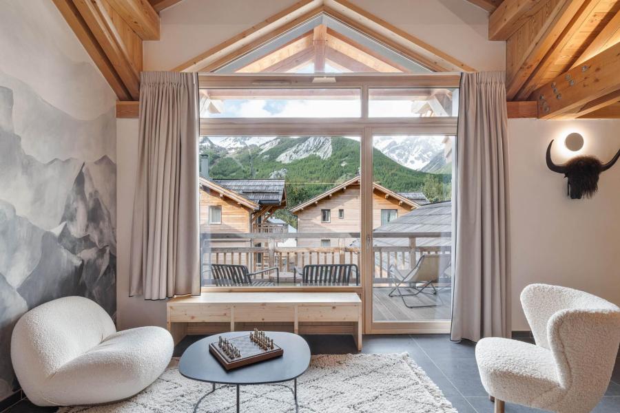 Vakantie in de bergen Appartement 5 kamers 8 personen (MIKA26) - Résidence Les Chalets - Serre Chevalier - Woonkamer