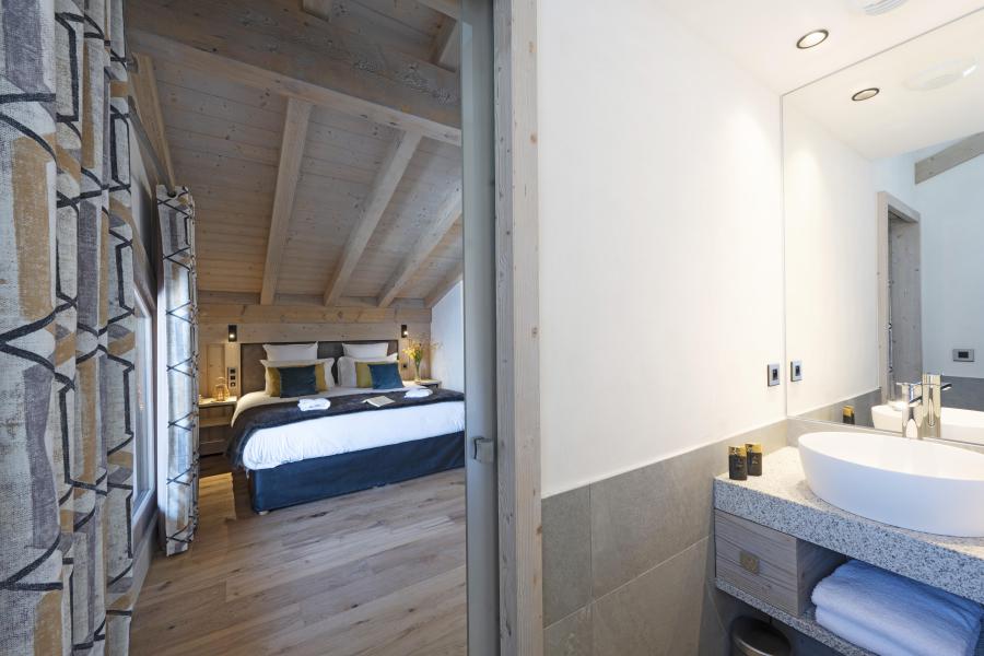 Holiday in mountain resort 3 room duplex apartment 6 people - Résidence les Chalets de Joy - Le Grand Bornand - Bedroom