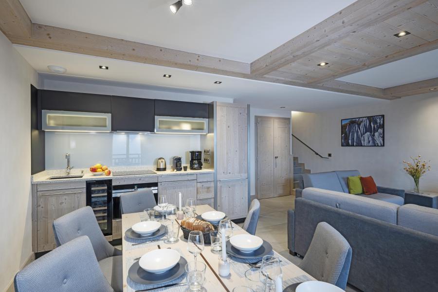 Holiday in mountain resort 4 room duplex apartment 8 people - Résidence les Chalets de Joy - Le Grand Bornand - Kitchen