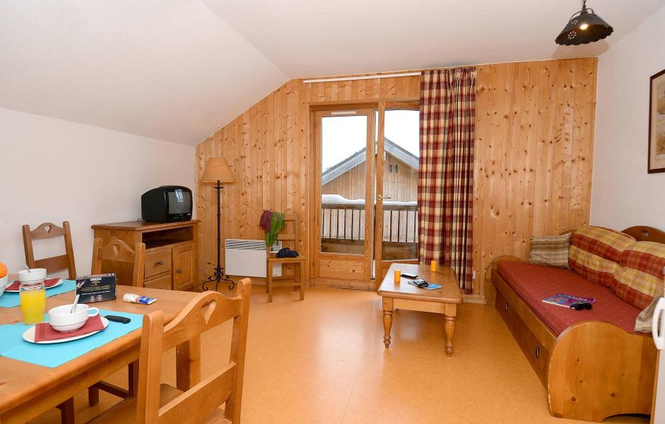 Holiday in mountain resort Résidence les Chalets de la Porte des Saisons - Saint Sorlin d'Arves - Living room