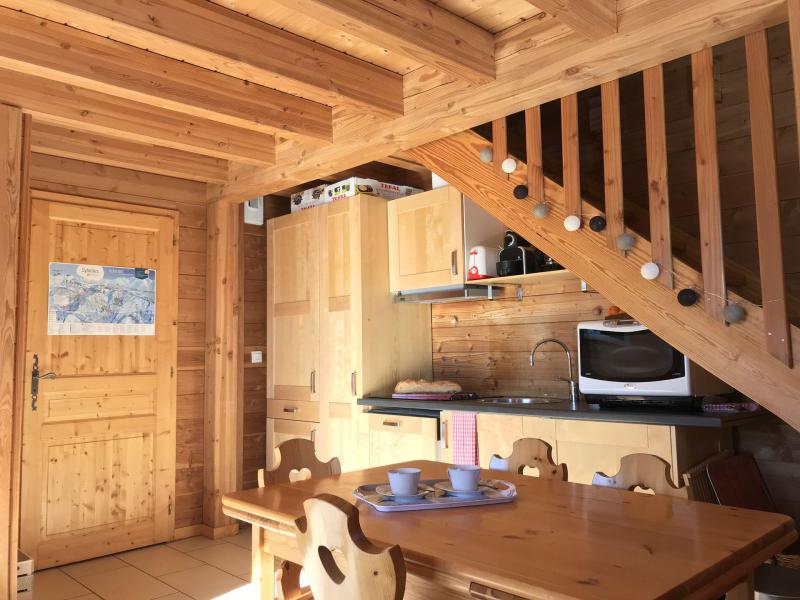 Vakantie in de bergen Chalet duplex 4 kamers 7 personen (2) - Résidence les Chalets de la Toussuire - La Toussuire - Woonkamer