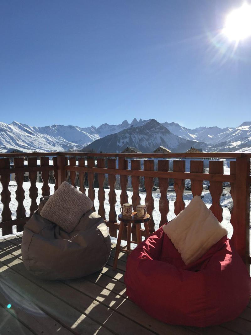 Vacances en montagne Chalet duplex 4 pièces 7 personnes (2) - Résidence les Chalets de la Toussuire - La Toussuire - Balcon