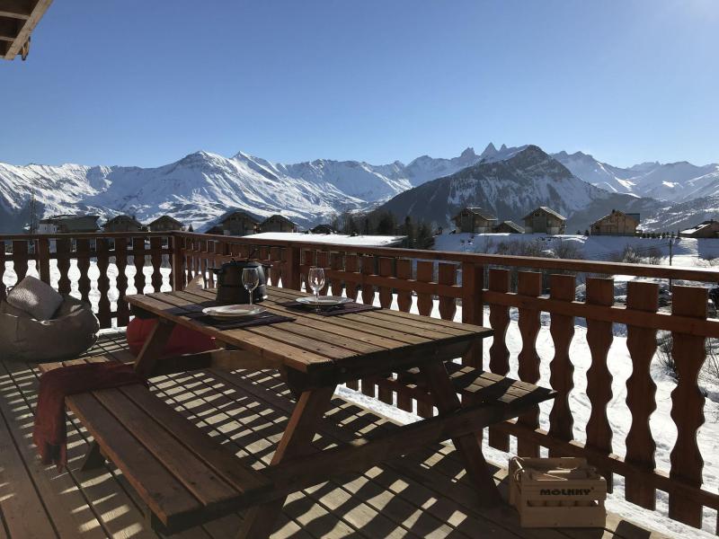 Urlaub in den Bergen Duplex Wohnung 4 Zimmer 7 Personnen (2) - Résidence les Chalets de la Toussuire - La Toussuire - Balkon