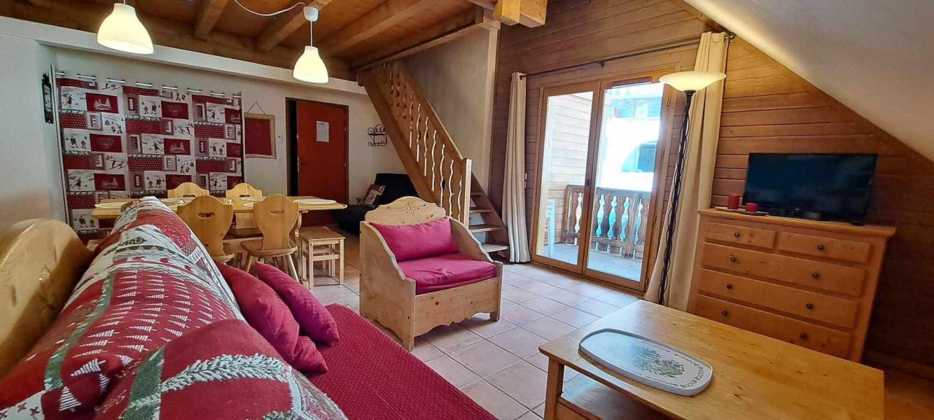 Holiday in mountain resort 2 room duplex apartment 6 people (2H204) - Résidence Les Chalets de Praroustan - Pra Loup - Living room