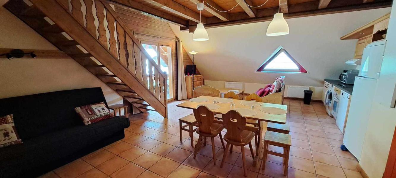 Vacances en montagne Appartement duplex 2 pièces 6 personnes (2H204) - Résidence Les Chalets de Praroustan - Pra Loup - Séjour