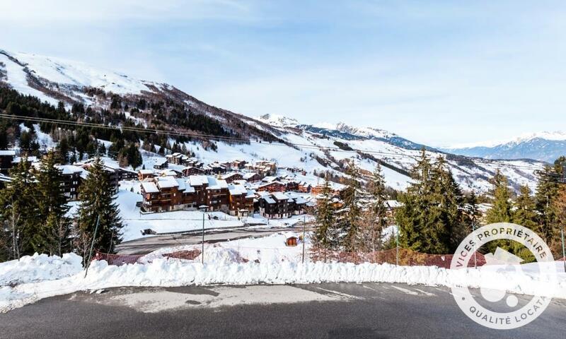 Ski verhuur Studio 4 personen (Confort 28m²) - Résidence les Chalets de Valmorel - MH - Valmorel - Buiten zomer