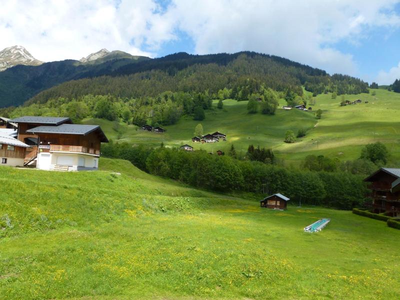 Urlaub in den Bergen Wohnung 2 Mezzanine Zimmer 6 Leute - Résidence les Chalets du Planay - Arêches-Beaufort - Draußen im Sommer