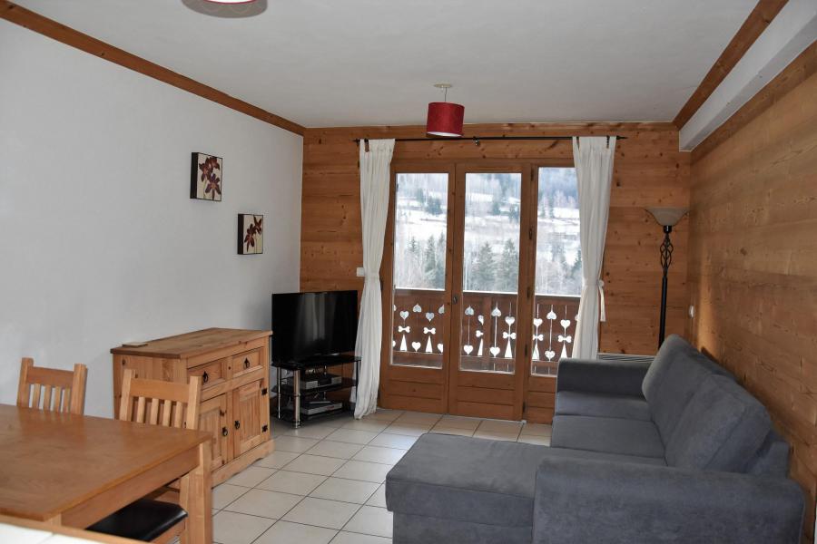 Urlaub in den Bergen 2-Zimmer-Appartment für 4 Personen (D2) - Résidence les Chalets du Ponthier - Courchevel - Wohnzimmer
