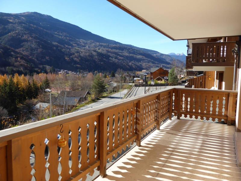 Vacaciones en montaña Apartamento 3 piezas mezzanine para 6 personas (D1) - Résidence les Chalets du Ponthier - Courchevel - Terraza