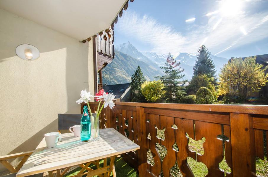 Urlaub in den Bergen 2-Zimmer-Appartment für 4 Personen (Samarachx) - Résidence les Chalets du Savoy - Kashmir - Chamonix - Balkon