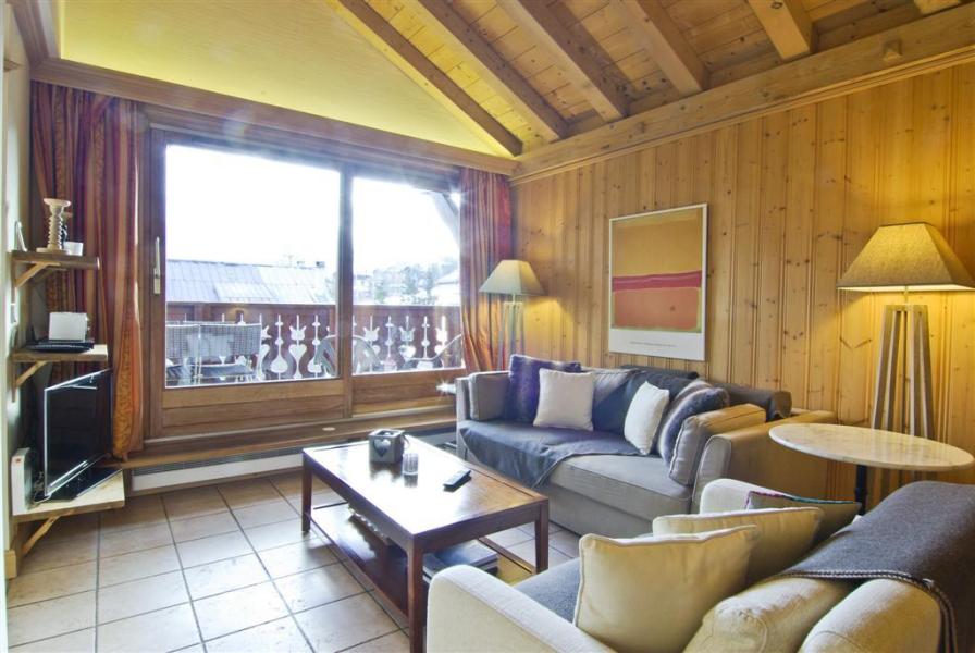 Каникулы в горах Апартаменты 3 комнат 6 чел. (Volga) - Résidence les Chalets du Savoy - Kashmir - Chamonix - Салон