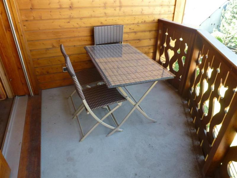 Urlaub in den Bergen 3-Zimmer-Appartment für 6 Personen (Volga) - Résidence les Chalets du Savoy - Kashmir - Chamonix - Terrasse