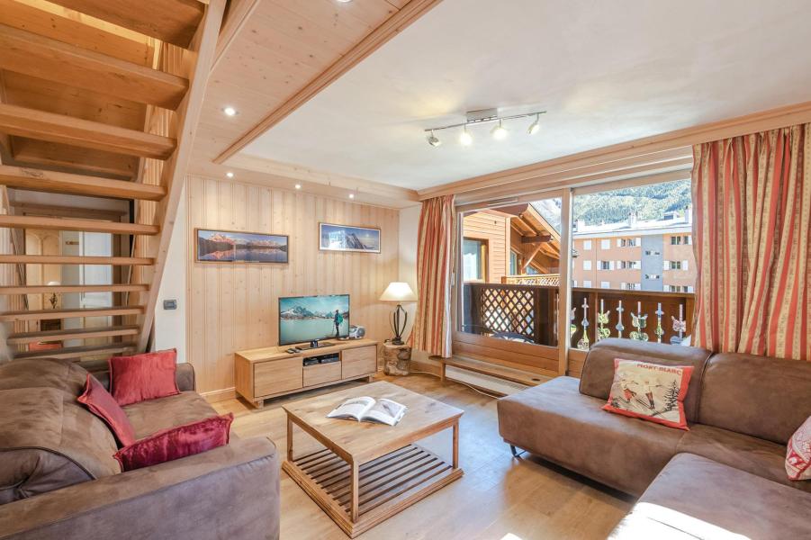 Vacanze in montagna Appartamento su due piani 4 stanze per 6 persone (Neva) - Résidence les Chalets du Savoy - Kashmir - Chamonix - Soggiorno