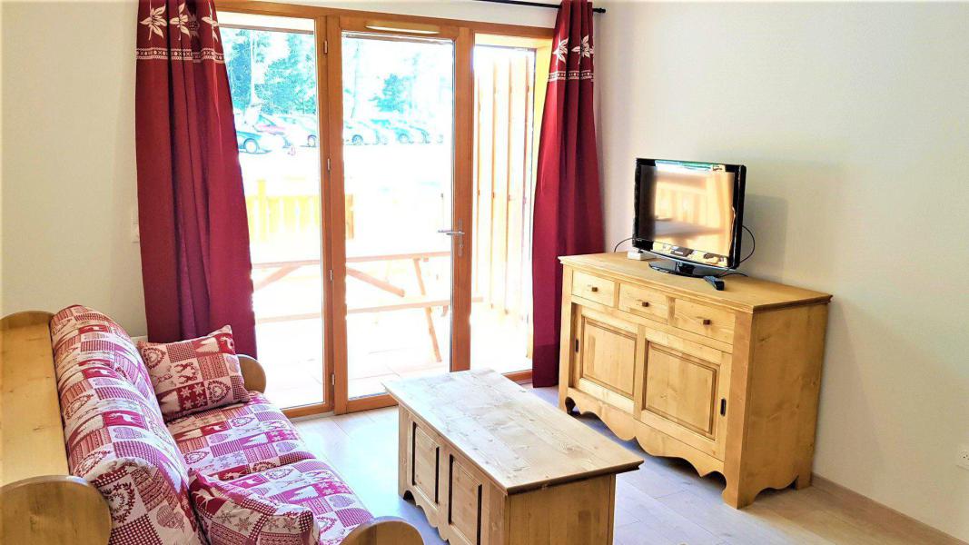 Vakantie in de bergen Studio cabine 4 personen (JDL-CHA2-02) - Résidence Les Chamois - La Joue du Loup - Woonkamer