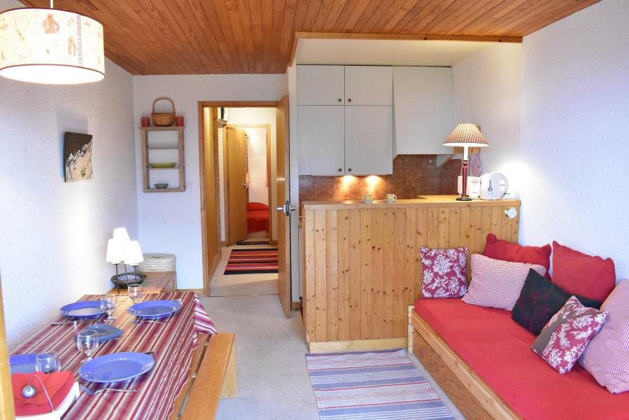 Vakantie in de bergen Appartement 2 kamers 4 personen (P4) - Résidence les Chandonnelles II - Méribel - Woonkamer