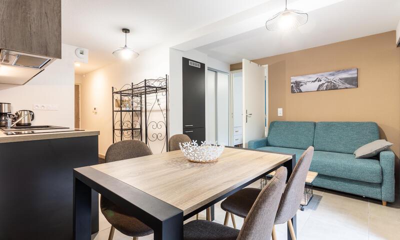 Аренда на лыжном курорте Апартаменты 2 комнат 5 чел. (Confort 37m²) - Résidence les Chardons - MH - Les Arcs - летом под открытым небом