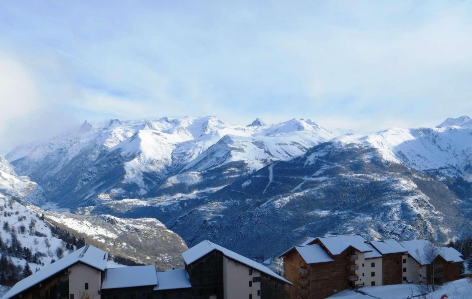 Vakantie in de bergen Studio bergnis 4 personen (432) - Résidence les Chardons - Auris en Oisans - Balkon