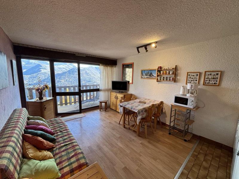 Urlaub in den Bergen Studio Schlafnische 4 Personen (432) - Résidence les Chardons - Auris en Oisans - Wohnzimmer