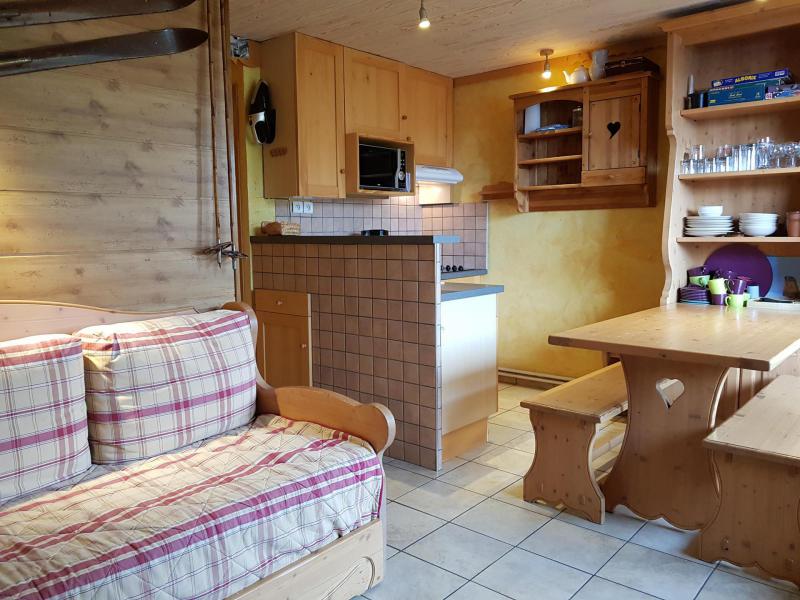 Vakantie in de bergen Appartement 2 kamers 4 personen (327R) - Résidence les Charmettes - Les Arcs - Woonkamer