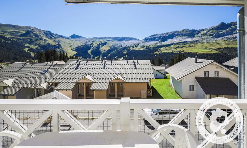 Vakantie in de bergen Appartement 3 kamers 10 personen (Budget 77m²) - Résidence les Châteaux de Crans - MH - Flaine - Buiten zomer