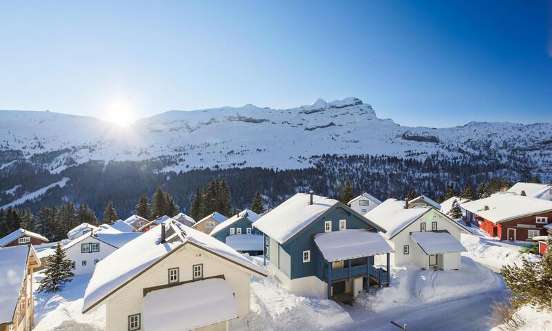 Ski verhuur Studio 4 personen (Confort 27m²-2) - Résidence les Châteaux de Crans - MH - Flaine - Buiten zomer