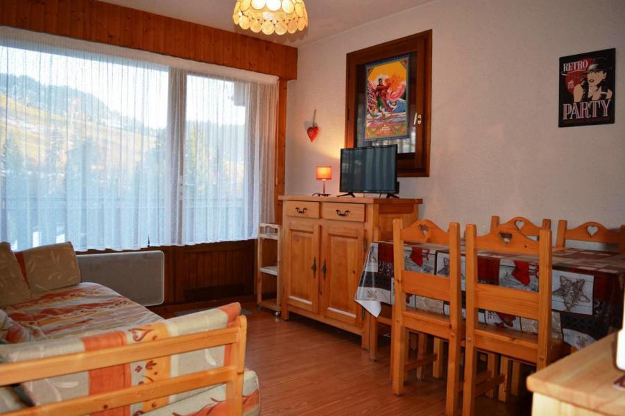 Urlaub in den Bergen Studio für 4 Personen (08) - Résidence les Cîmes - Le Grand Bornand - Wohnzimmer