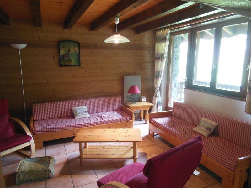 Urlaub in den Bergen 5 Zimmer Maisonettewohnung für 8 Personen (A019CL) - Résidence les Clarines - Champagny-en-Vanoise - Wohnzimmer