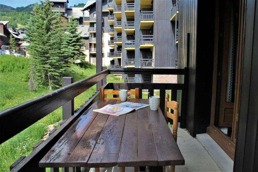 Urlaub in den Bergen Studio für 5 Personen (35A) - Résidence les Clarines A1 - Risoul - Balkon