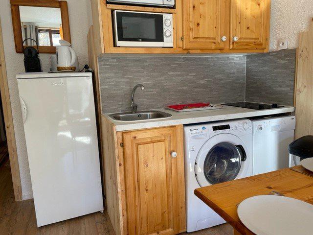 Vacances en montagne Studio cabine 4 personnes (112A2) - Résidence les Clarines A2 - Risoul - Kitchenette