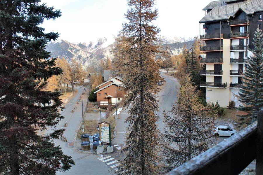 Vakantie in de bergen Studio cabine 4 personen (38A) - Résidence les Clématites A - Risoul - Terras