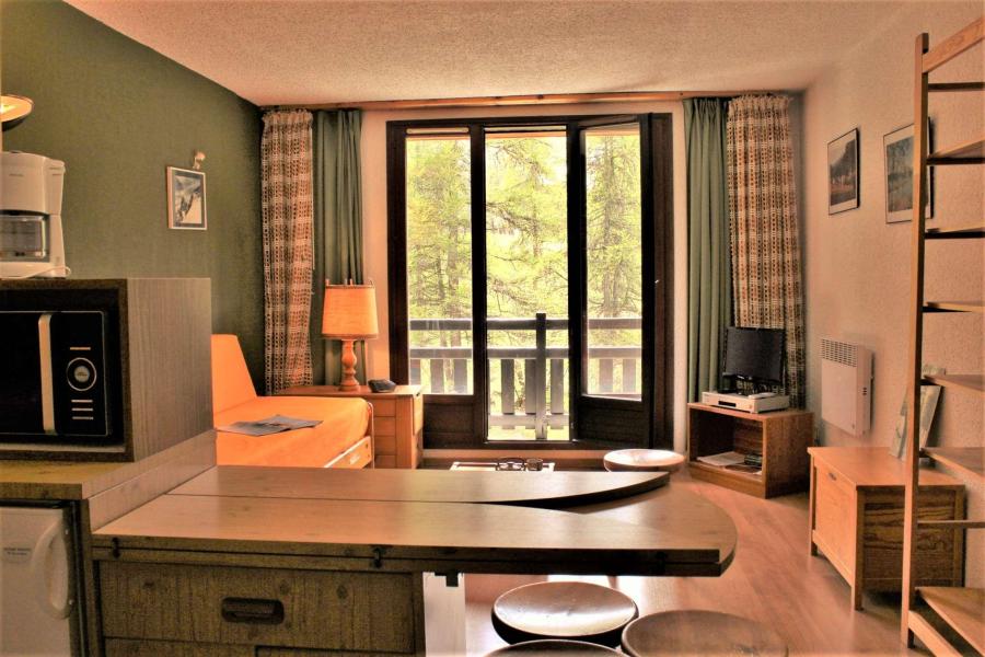 Urlaub in den Bergen Studio Schlafnische 4 Personen (34A) - Résidence les Clématites A - Risoul - Wohnzimmer