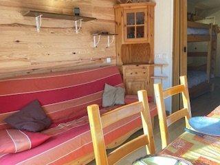 Urlaub in den Bergen 2-Zimmer-Berghütte für 6 Personen (411D) - Résidence les Clématites D - Risoul - Wohnzimmer