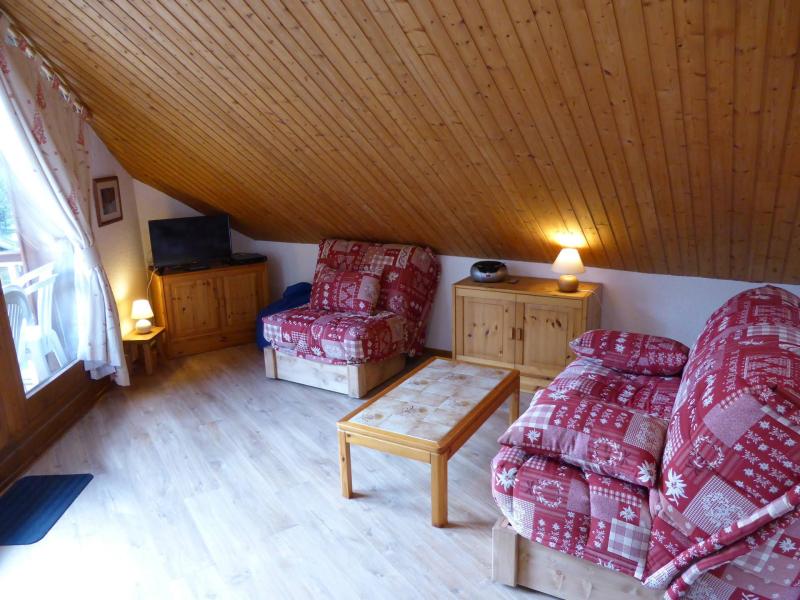 Vakantie in de bergen Appartement 2 kamers 5 personen (793) - Résidence les Combettes - Les Contamines-Montjoie - Woonkamer