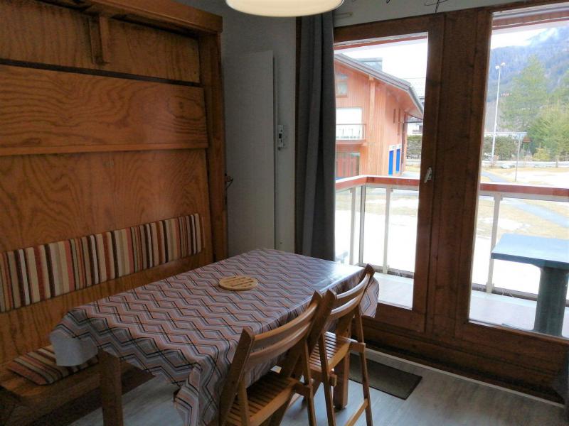 Vakantie in de bergen Studio 2 personen (810) - Résidence les Combettes - Les Contamines-Montjoie - Woonkamer