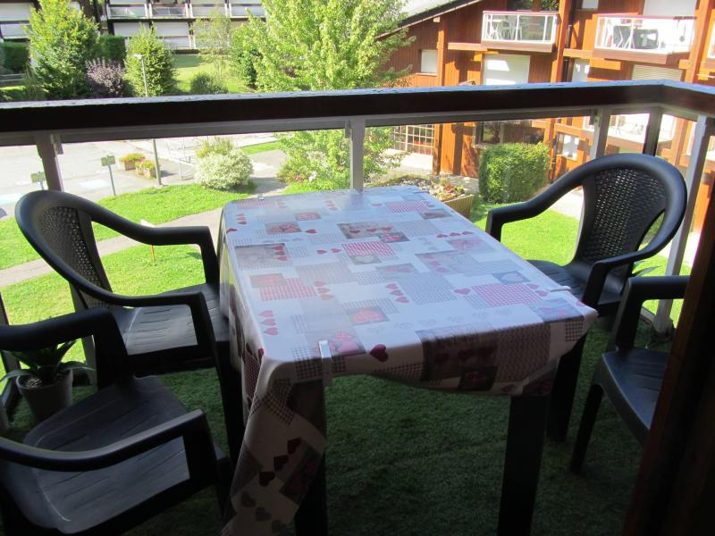 Vakantie in de bergen Studio 4 personen (850) - Résidence les Combettes - Les Contamines-Montjoie - Balkon