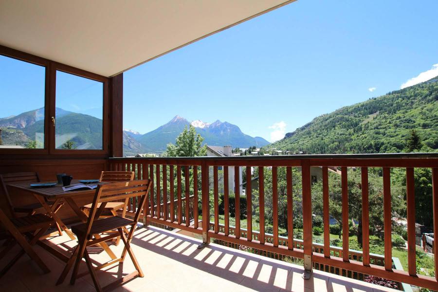 Urlaub in den Bergen 3-Zimmer-Appartment für 6 Personen (2B15) - Résidence les Coralines 2B - Serre Chevalier - Terrasse