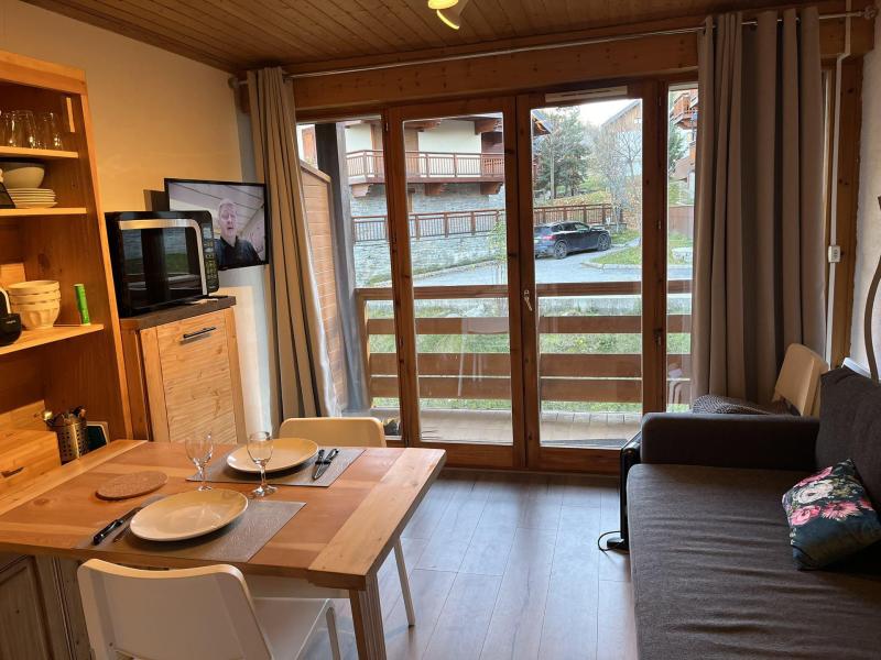 Vakantie in de bergen Studio bergnis 4 personen (103) - Résidence les Cordeliers - Valloire - Woonkamer