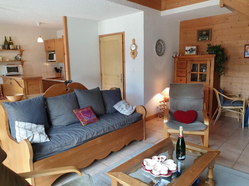 Urlaub in den Bergen 4 Zimmer Maisonettewohnung für 6 Personen (2) - Résidence les Cordettes - Morzine - Wohnzimmer