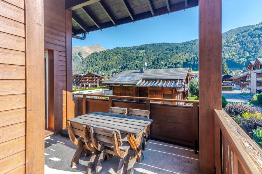 Urlaub in den Bergen 5 Zimmer Maisonettewohnung für 10 Personen (4) - Résidence les Cordettes - Morzine - Balkon