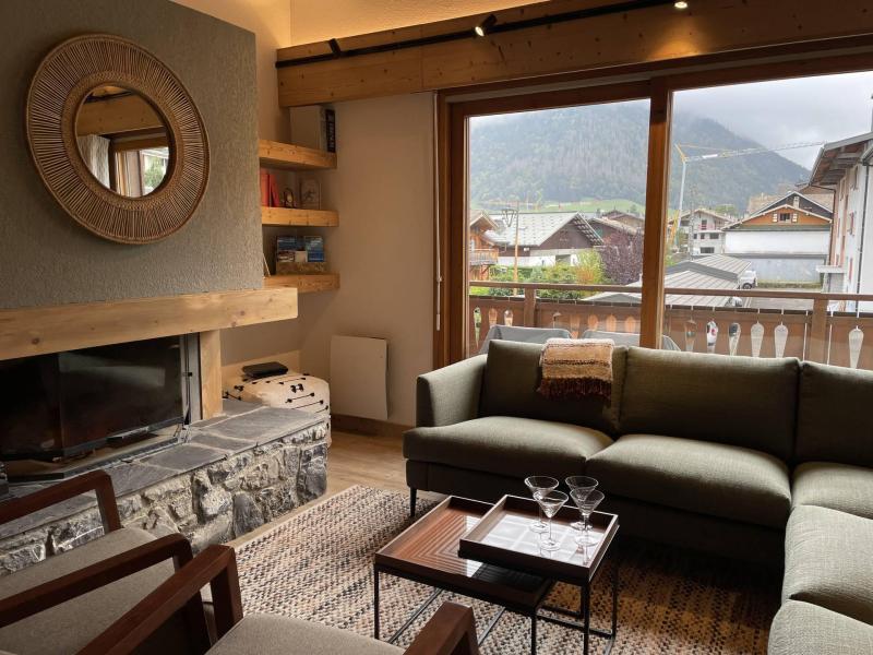 Urlaub in den Bergen 5 Zimmer Maisonettewohnung für 10 Personen (5) - Résidence les Cordettes - Morzine - Wohnzimmer