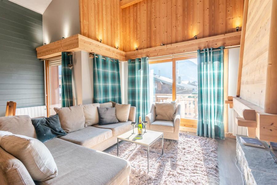 Vakantie in de bergen Appartement duplex 5 kamers 8 personen (4) - Résidence les Cordettes - Morzine - Woonkamer